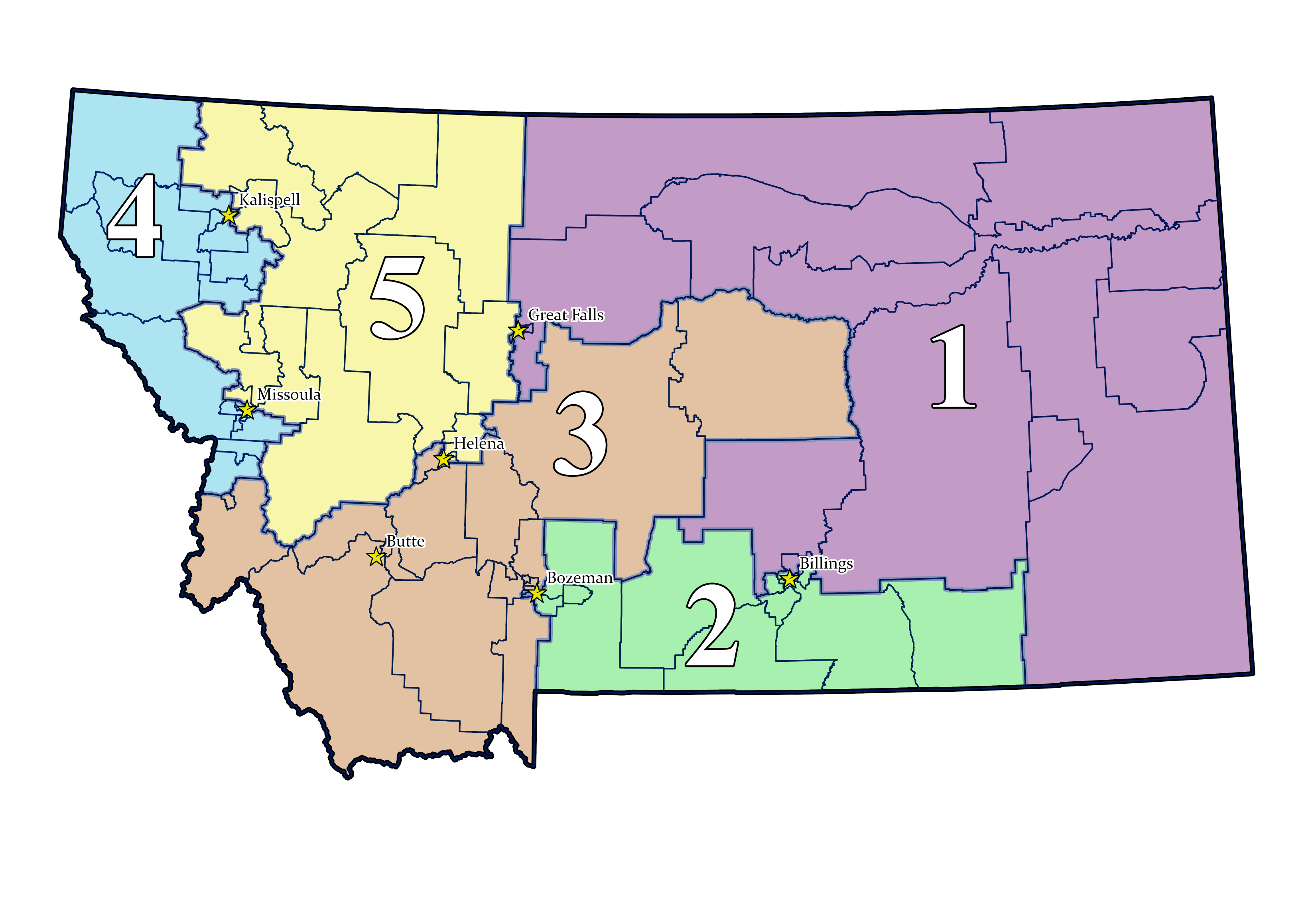 PSC Districts Map